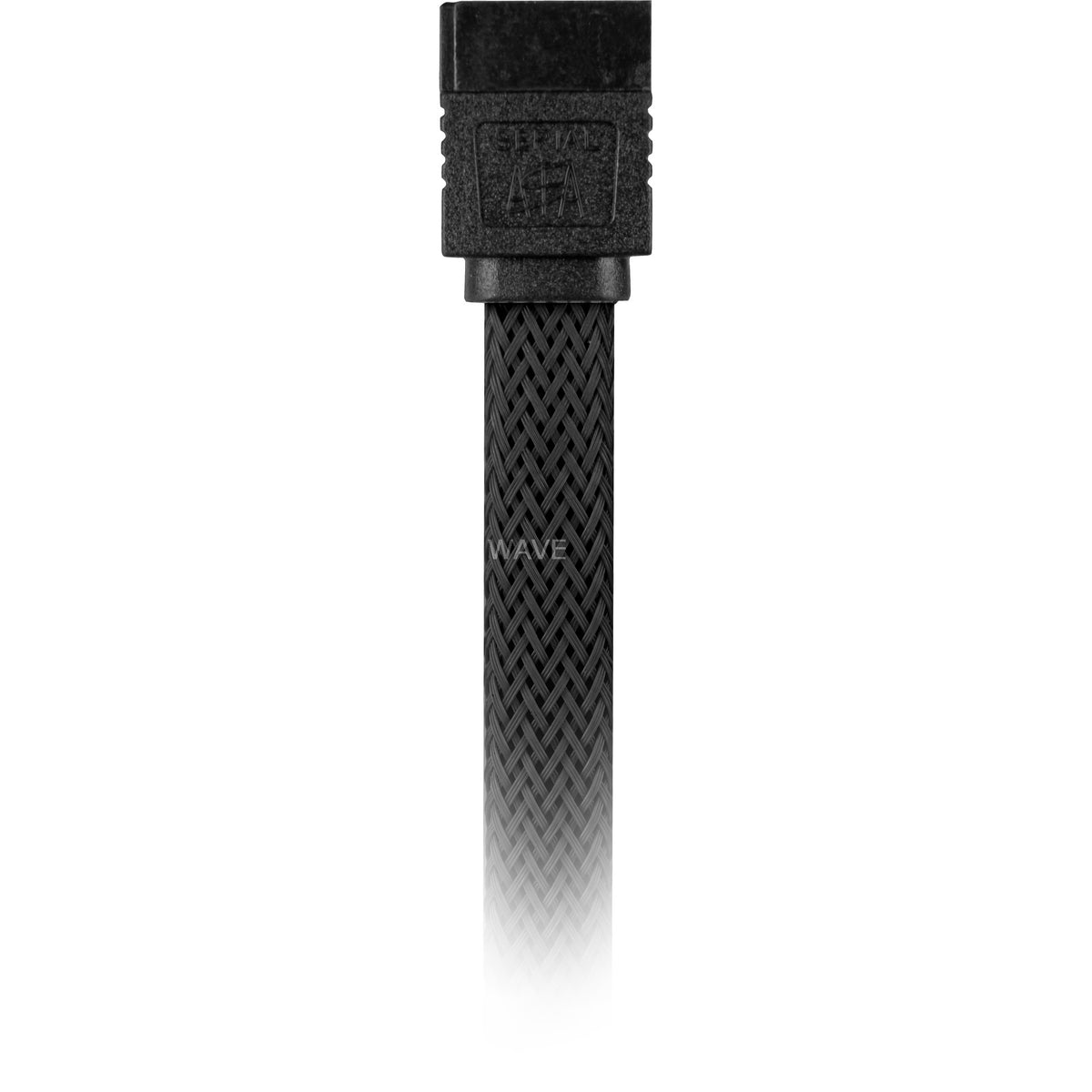 Kabel Sharkoon sata iii z rękawem 90° (czarny, 0,6 m)