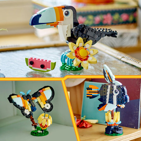Lego® Creator Dzikie zwierzęta 3 w 1: tropikalny tukan - 31173