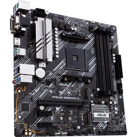 Płyta główna Asus Prime B550M-A z gniazdem AM4 (RAID, GB-LAN, dźwięk, µATX)