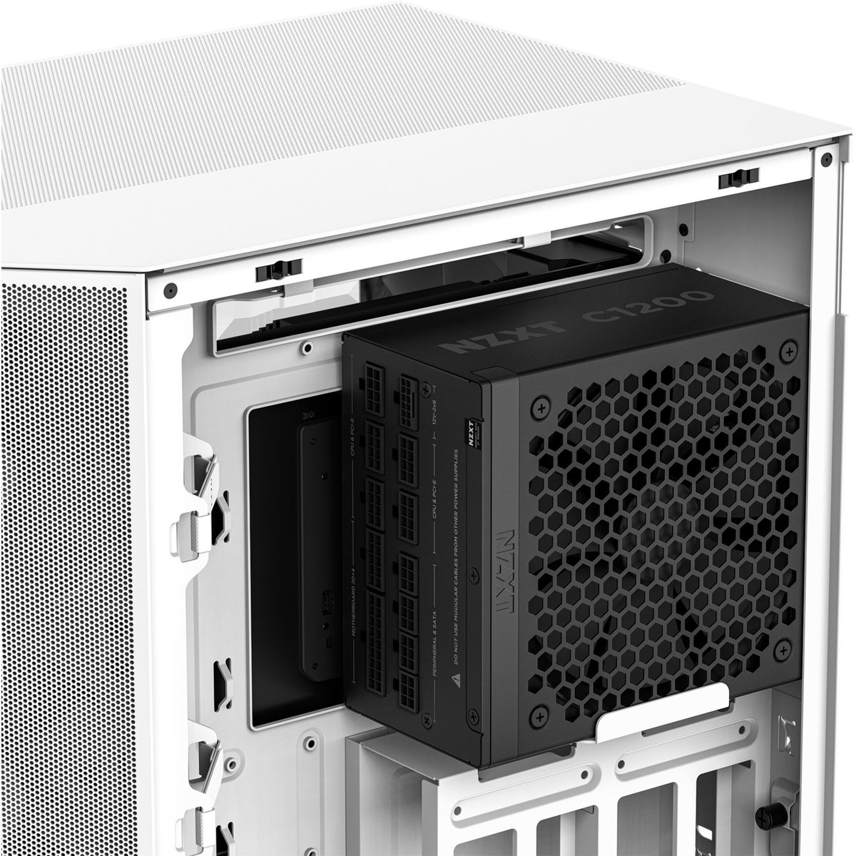Modułowy zasilacz Nzxt c1200 atx 3.1 o mocy 1200 W (czarny, 1x 12v-2x6, 3x pcie)