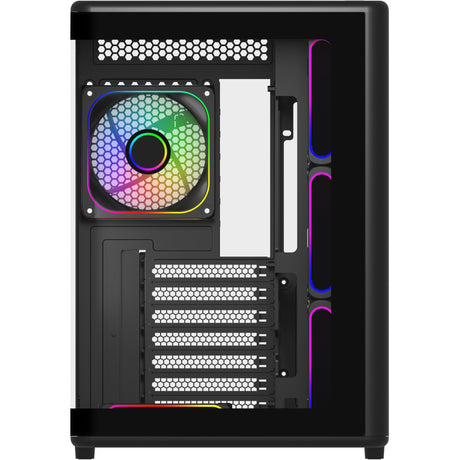 Obudowa Cooler Master Elite 600 Midi Tower (czarna | 2x USB-A | 1x USB-C | szkło hartowane)