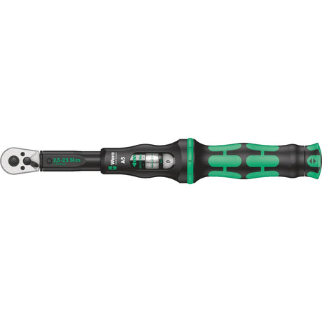 Klucz dynamometryczny Wera Click-Torque 5 z grzechotką odwracalną (czarno-zielony)