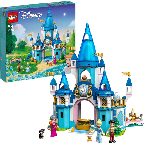Lego Disney Princess - Zamek Kopciuszka i zabawka konstrukcyjna przystojnego księcia (43206)