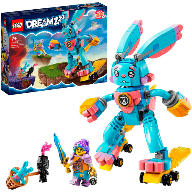 Lego dreamzzz - zabawka konstrukcyjna-królik izzie i bukietu (71453)