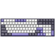 Bezprzewodowa klawiatura mechaniczna Iqunix F97 lavandin (lawendowy, układ amerykański (qwerty), wiśniowy mx cichy czerwony, 96%, diody rgb, możliwość wymiany podczas pracy, pbt, 2,4 GHz | bluetooth 5.1 | usb-c)