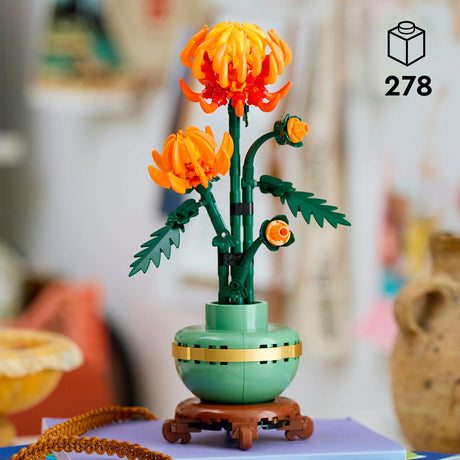 Lego ikony chryzantemy - kolekcja botaniczna - 10368