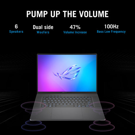 Asus rog zephyrus g16 gu605cm-qr026w 16 laptop do gier (ciemnoszary | ultra 9 285h | rtx 5060 | 16 GB | 1 TB SSD)