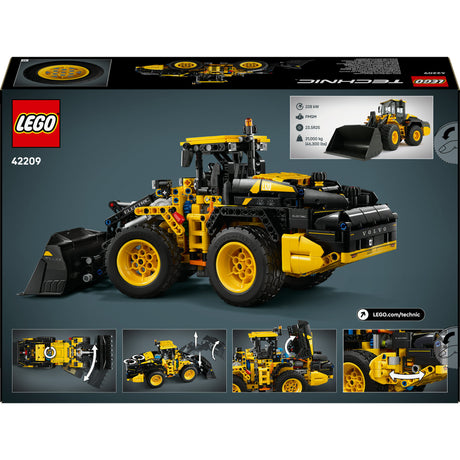 Lego technic volvo l120 zestaw zabawek z elektryczną ładowarką kołową - 42209