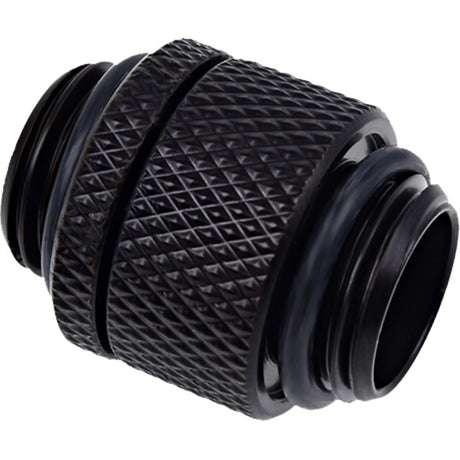 Alphacool eiszapfen podwójna złączka obrotowa g1 4 ag do połączenia g1 4 ag (czarna)