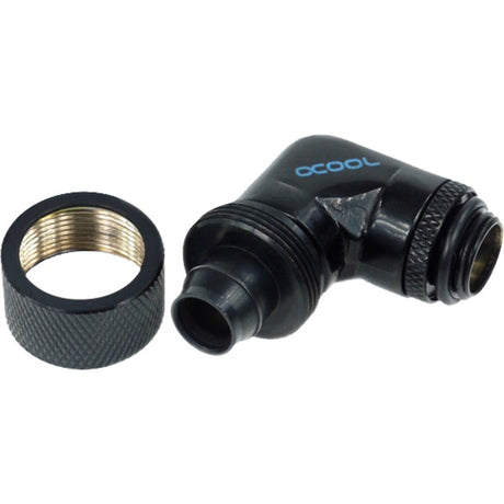 Złączka zaciskowa Alphacool 16 10 obrotowa o 90° złącze G1 4 (czarna)