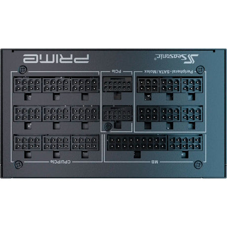 Modułowy zasilacz Seasonic Prime TX-1600 o mocy 1600 W (czarny, 2x 12 V-2x6, 6x pcie)