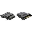 Delock adapter 15-pinowy SATA > 4-pinowy IDE (czarny, 82326)