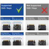 Act Connectivity Stacja dokująca M.2 NVMe PCIe SSD, USB-C 3.2 Gen2 (czarna)