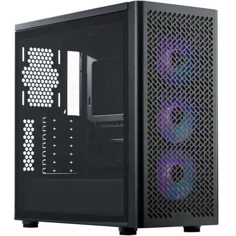 Obudowa Cooler Master Elite 502 Midi Tower (czarna | 1x USB-A | 1x USB-C | RGB | szkło hartowane)