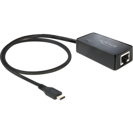 Delock Adapter USB-C - Gigabit LAN (czarny)