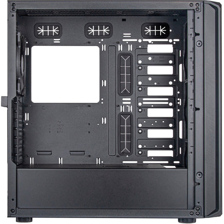 Obudowa midi tower Silverstone sst-sed1-b (czarna | 2x USB-A | 1x USB-C)