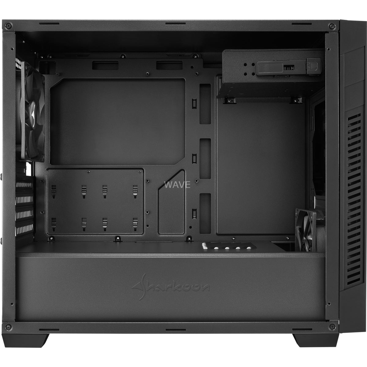 Obudowa midi tower Sharkoon s1000 (czarna | 2x USB-A)
