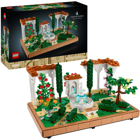 LEGO Ikony Ogród z fontanną - 10359