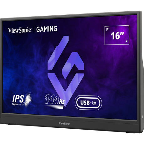 Przenośny monitor do gier Viewsonic vx1654 16 (czarny, 1x micro HDMI, USB-C, dźwięk, 144 Hz)