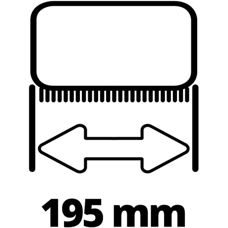 Zestaw miękkich pędzli Einhell Picobella - 2 sztuki - ø115 mm