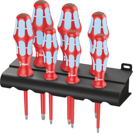 Zestaw wkrętaków torx Wera 3167 i 7, 7 sztuk (czerwony niebieski)