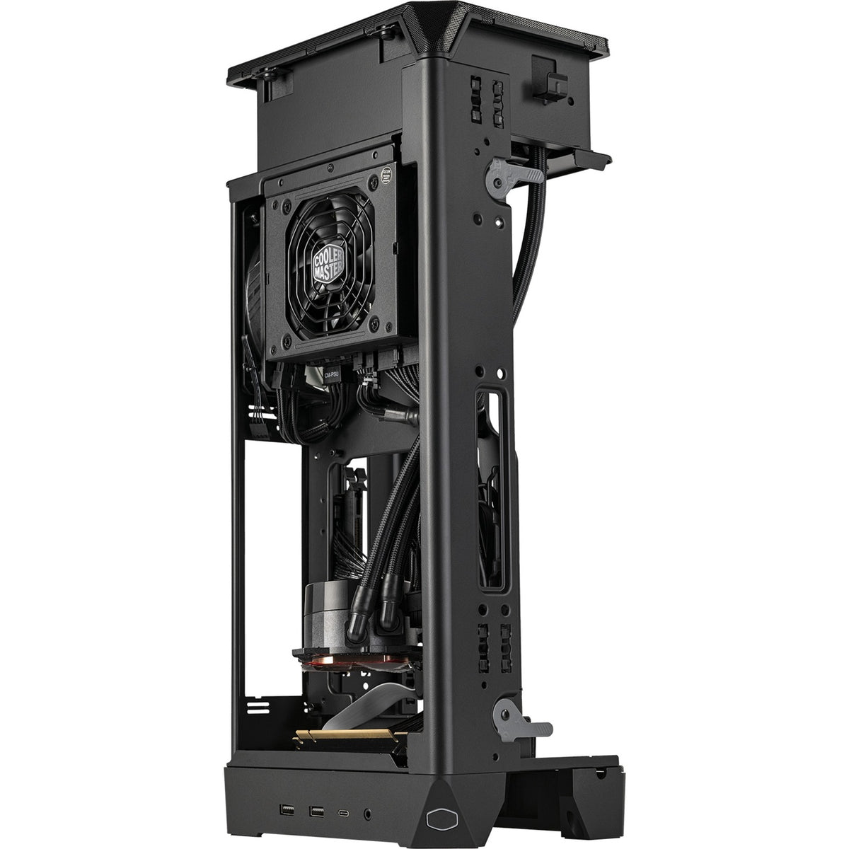 Cooler master ncore 100 max obudowa mini tower (ciemnoszary | 2x USB-A | 1x USB-C)