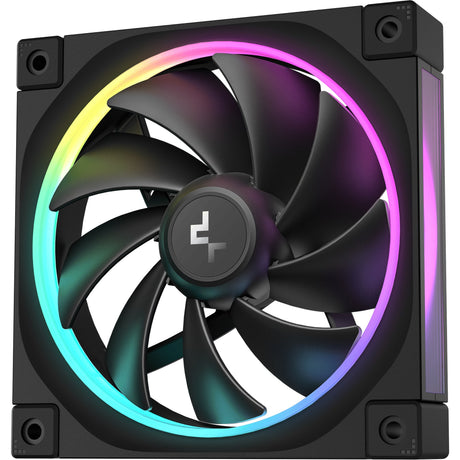 Wentylator obudowy Deepcool fl12 rgb (czarny, 120 x 120 x 25 mm, pwm)