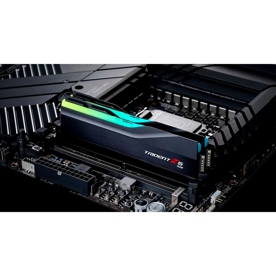 Zestaw G.skill 64 GB DDR5-6000 RAM (czarny, f5-6000j3636f32gx2-tz5rk, trident z5 rgb, xmp)