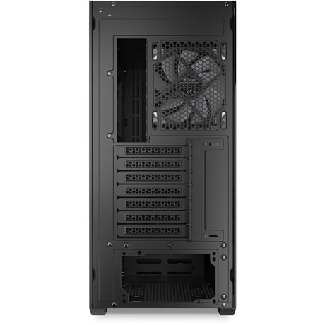 Obudowa midi tower Sharkoon ak2 rgb (czarna | 2x usb-a | 1x usb-c | rgb | szkło hartowane)