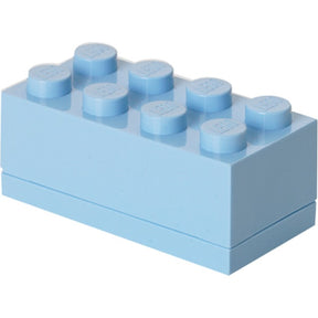 Pokój Kopenhaga Lego Mini Box Pudełko na lunch (niebieskie, 8 kołków)