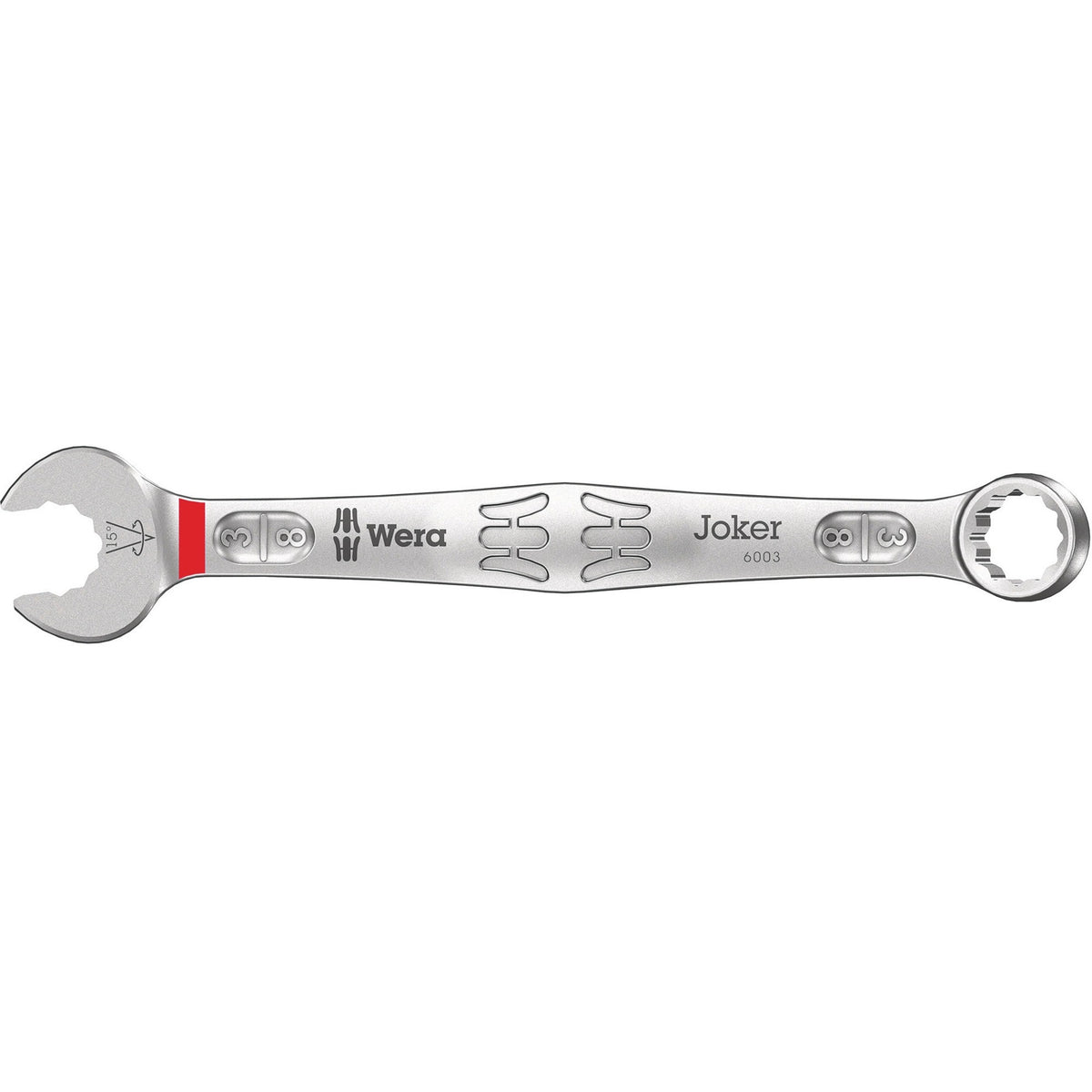 Wera 9642 pasek magnetyczny 6003 joker imperial 1 zestaw kluczy płasko-oczkowych klucz (cal, 8 sztuk)