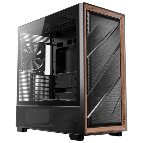 Obudowa Antec Flux Midi Tower (czarna | 2x USB-A | 1x USB-C | szkło hartowane)