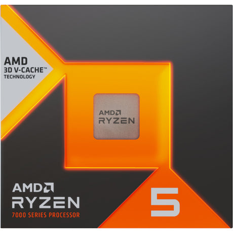 Procesor AMD Ryzen 5 7500x3D, 4,0 GHz (4,5 GHz Turbo Boost) z gniazdem AM5 (odblokowany, w pudełku)