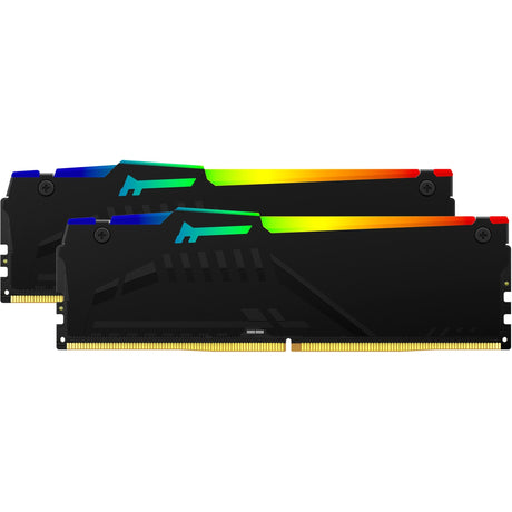 Kingston Fury Beast RGB 32 GB DDR5-5600 (2x 16 GB) RAM (czarny, KF556C36bbeak2-32, XMP 3.0, Expo)
