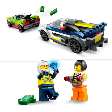 Lego radiowóz i szybki pościg samochodowy - 60415