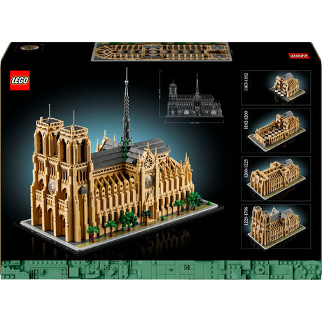 Lego architektura Notre-Dame w Paryżu - 21061