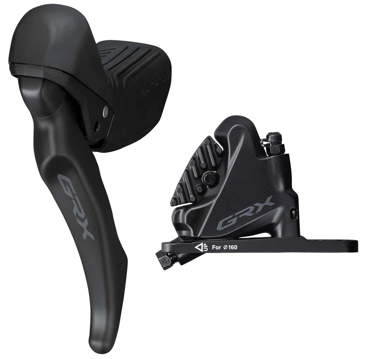 Przedni hamulec tarczowy Shimano grx bl-rx610-l+br-rx400