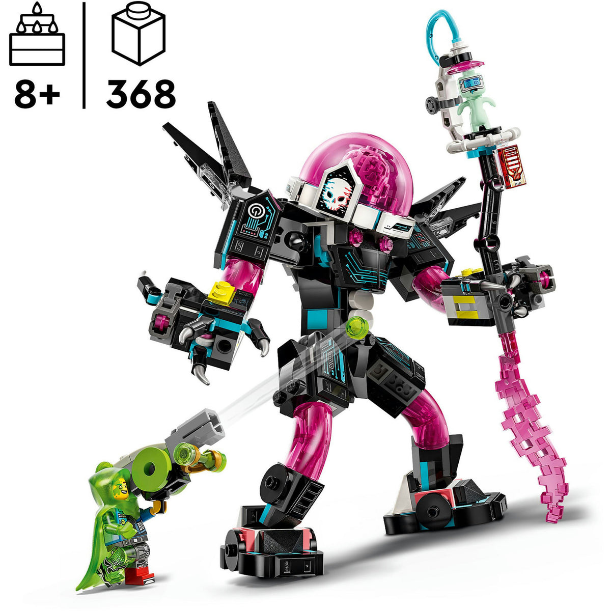 Zestaw Lego® Dreamzzz™ Mateo kontra mech cybermózgu — 71495