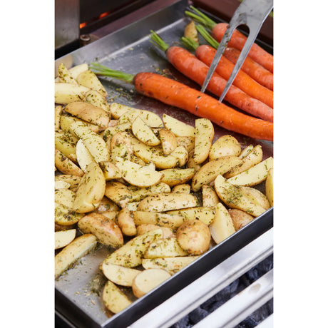 Grill plancha do płyty grillowej Pedro (wysokiej jakości stal nierdzewna)