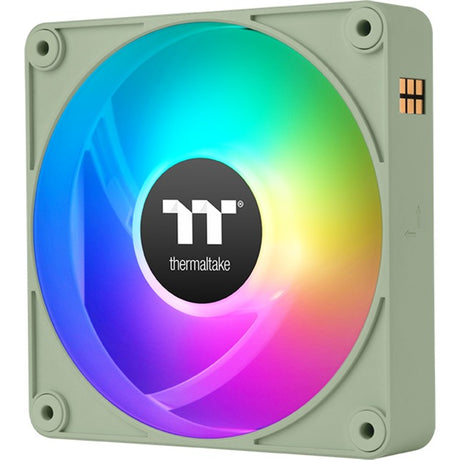 Thermaltake ct120 ex Reverse argb Sync wentylator chłodzący komputer Matcha Green (zestaw 3 wentylatorów) wentylatory do obudowy (jasnozielony, 3 sztuki, 120 x 120 x 25 mm, pwm)