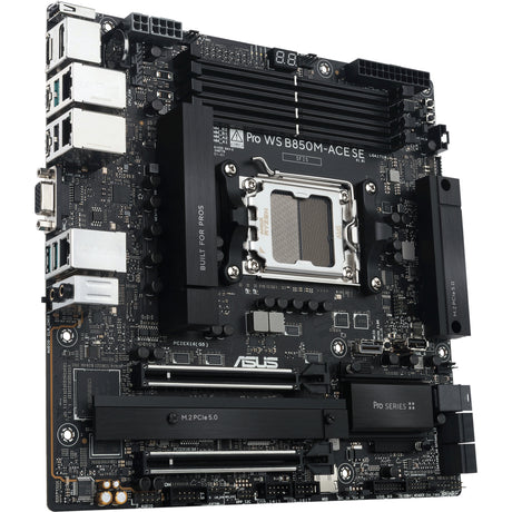 Asus pro ws b850m-ace se socket am5 moederbord (raid, 10gb-lan, sound, µatx)