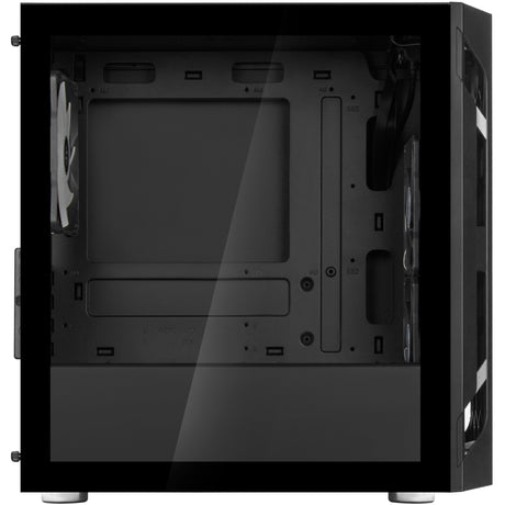 Obudowa midi tower Silverstone sst-fah1mb-pro (czarna | 3x USB-A | RGB | szkło hartowane)
