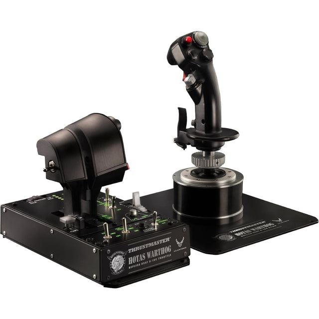 Thrustmaster Hotas Warthog Joystick i przepustnica do gier Hotas (czarne srebro, PC)