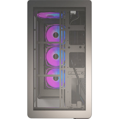 Obudowa midi tower Montech king 15 pro (czarna | 2x USB-A | 1x USB-C | RGB | okienko)