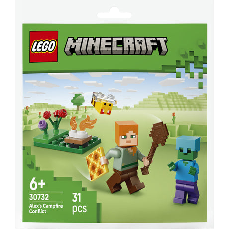 Lego Minecraft 30732 Alex i bitwa przy ognisku