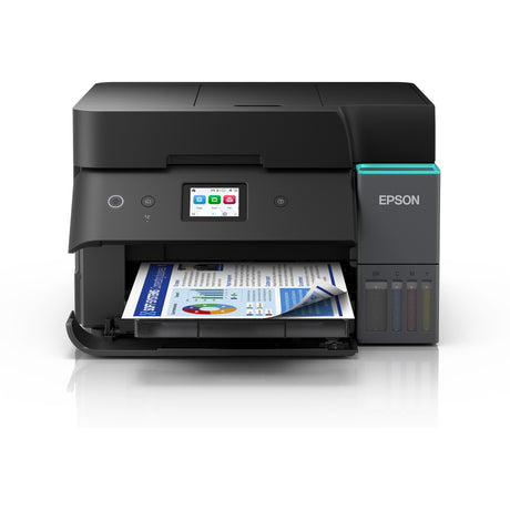 Uniwersalna drukarka atramentowa Epson ecotank et-4950 (czarna, faks, skanowanie, kopiowanie, WiFi, w tym atrament do 3 lat)