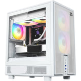 Obudowa Xyz pc gear atom midi tower (biała | 2x USB-A | 1x USB-C | szkło hartowane)