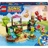 Lego Sonic the Hedgehog - zabawka konstrukcyjna na wyspie schroniska dla zwierząt Amy (76992)