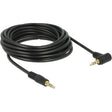 Delock Kabel męski 3,5 mm > 3,5 mm męski (czarny, 5 metrów)