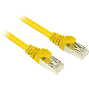 Kabel sieciowy Sharkoon SFTP, RJ-45 kat.6 (żółty, 3 metry)